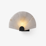 Aurelia Minimalist Alabaster Wall Light - Blowlighting