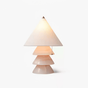 Pyramid Retro Marble Table Lamp - Blowlighting