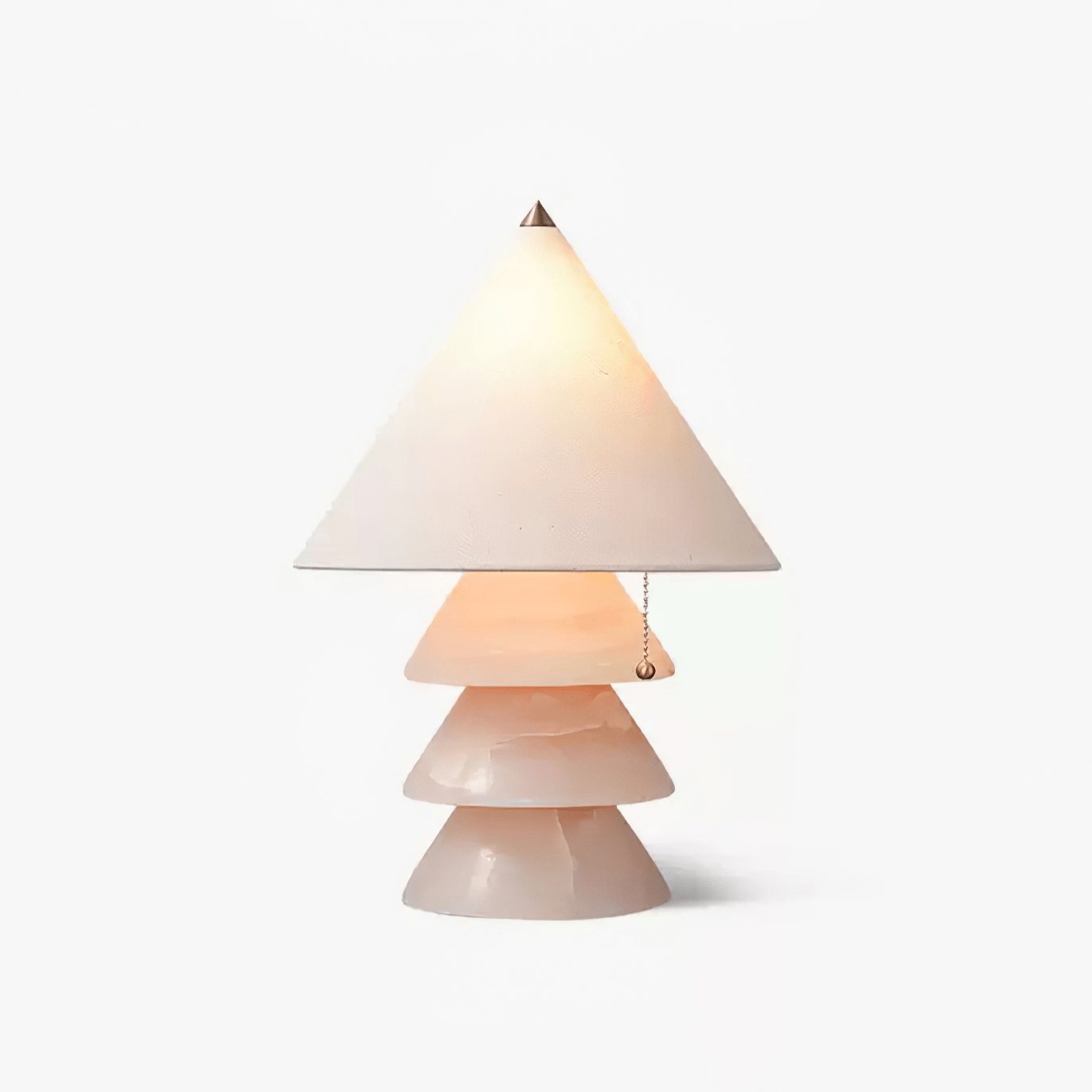 Pyramid Retro Marble Table Lamp - Blowlighting