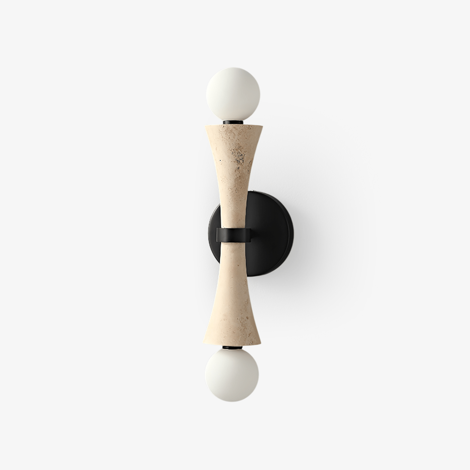 Oloriel Sculptural Travertine Wall Light - Blowlighting