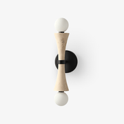 Oloriel Sculptural Travertine Wall Light - Blowlighting