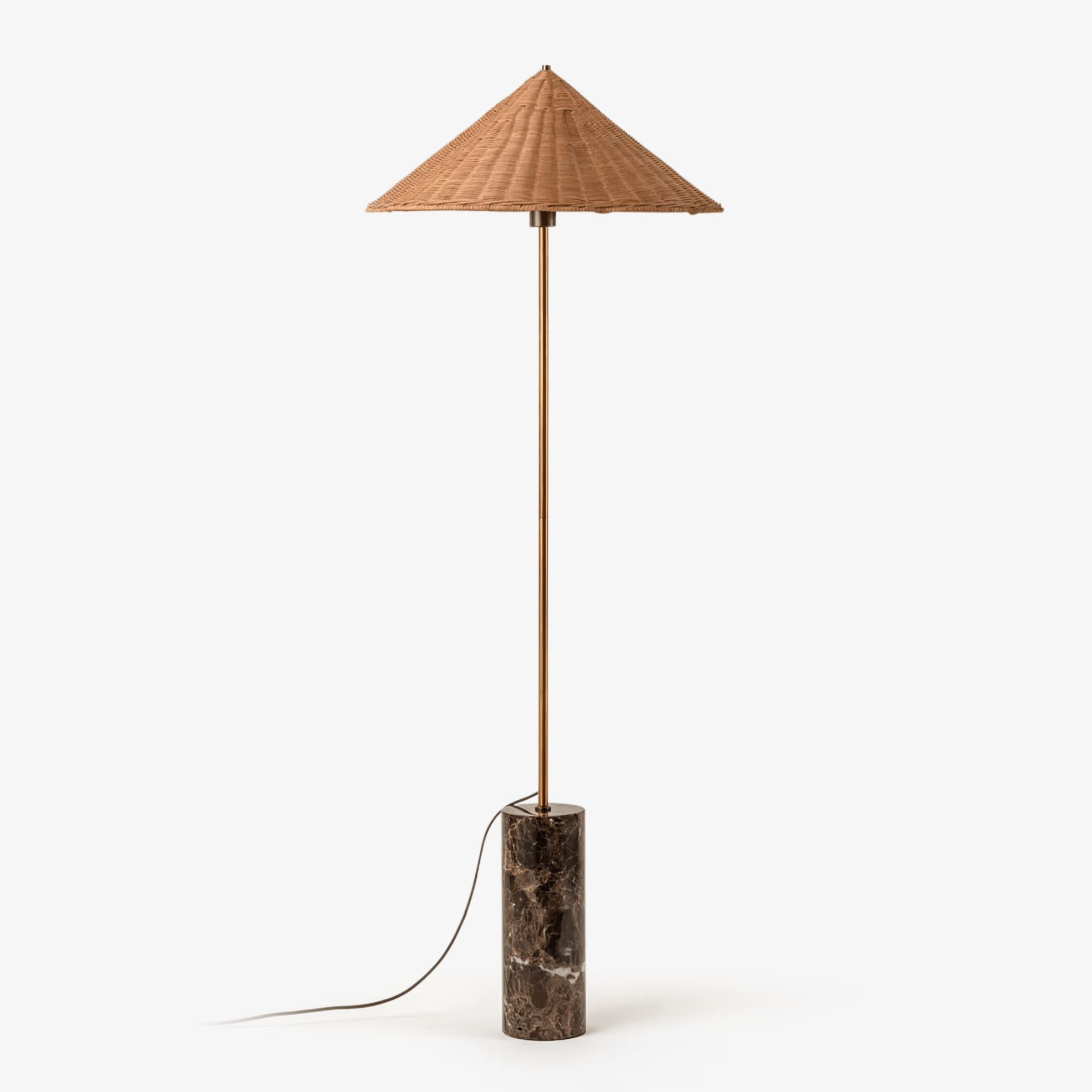 Zenith Bohemian Marble Floor Lamp - Blowlighting
