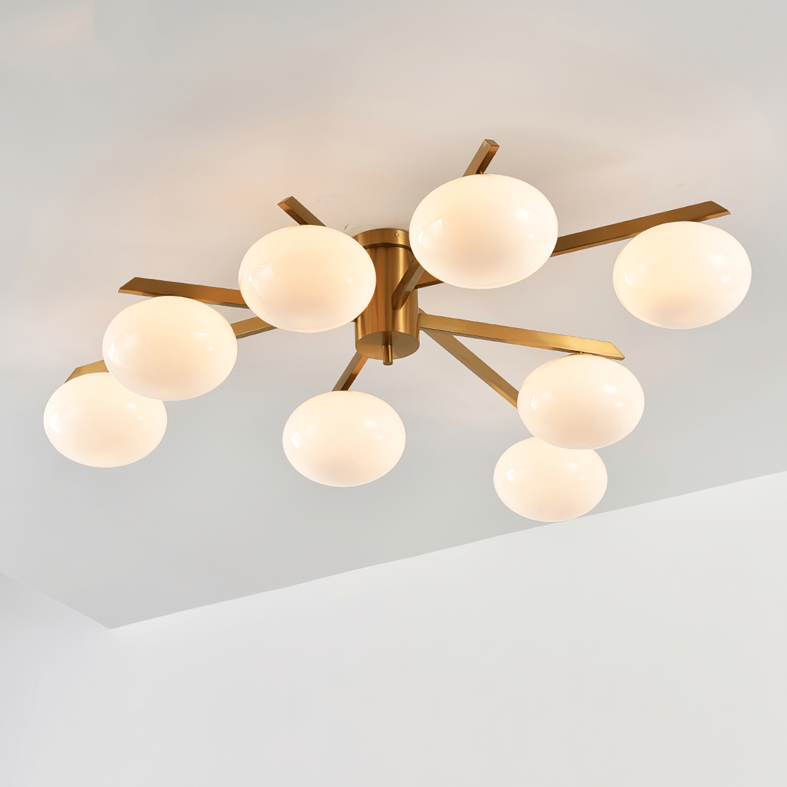 Nova Modern Glass Ceiling Light - Blowlighting