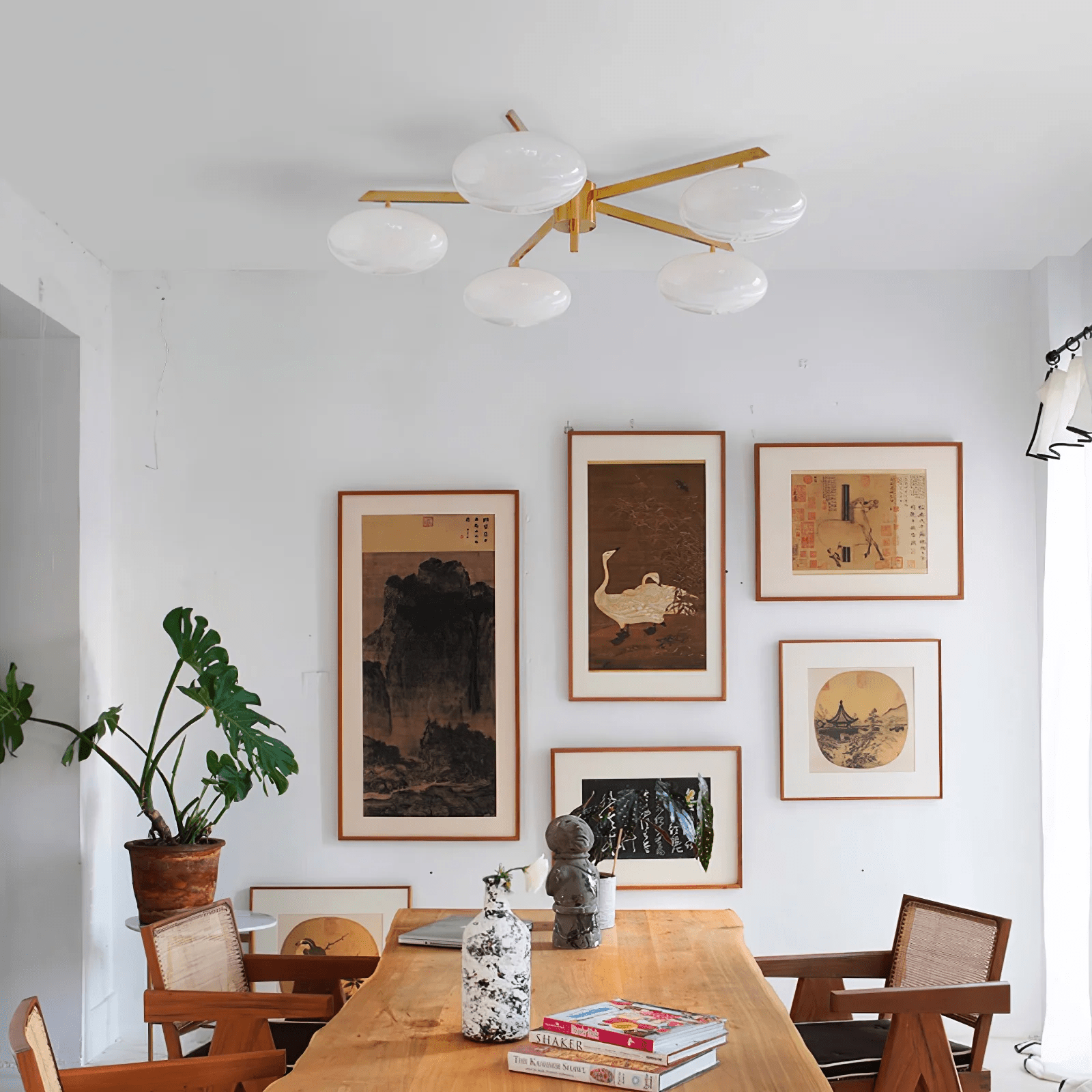 Nova Modern Glass Ceiling Light - Blowlighting