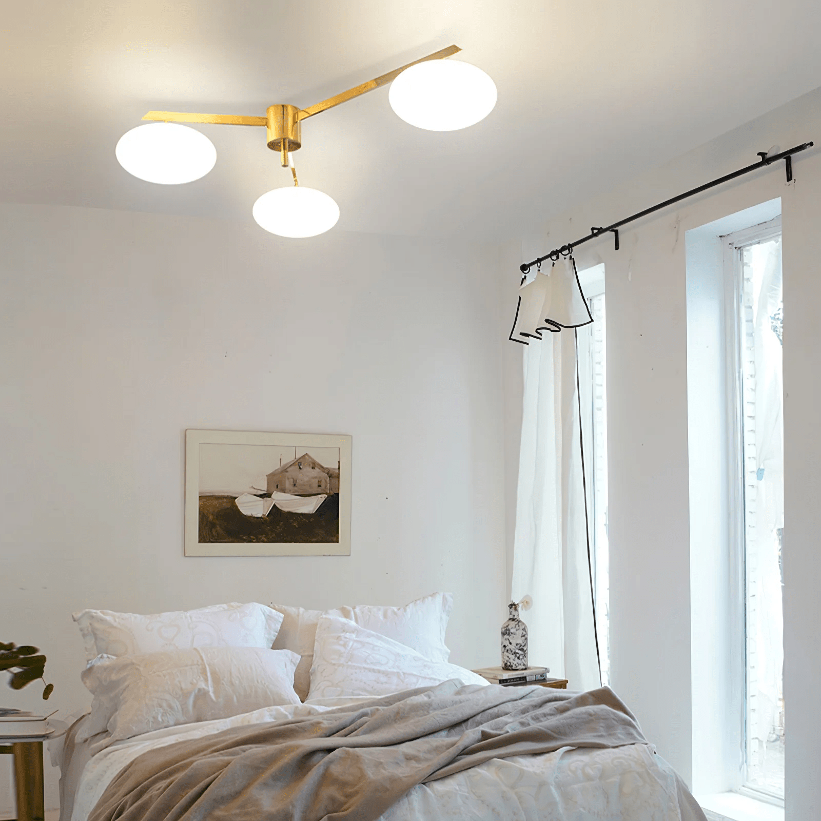 Nova Modern Glass Ceiling Light - Blowlighting