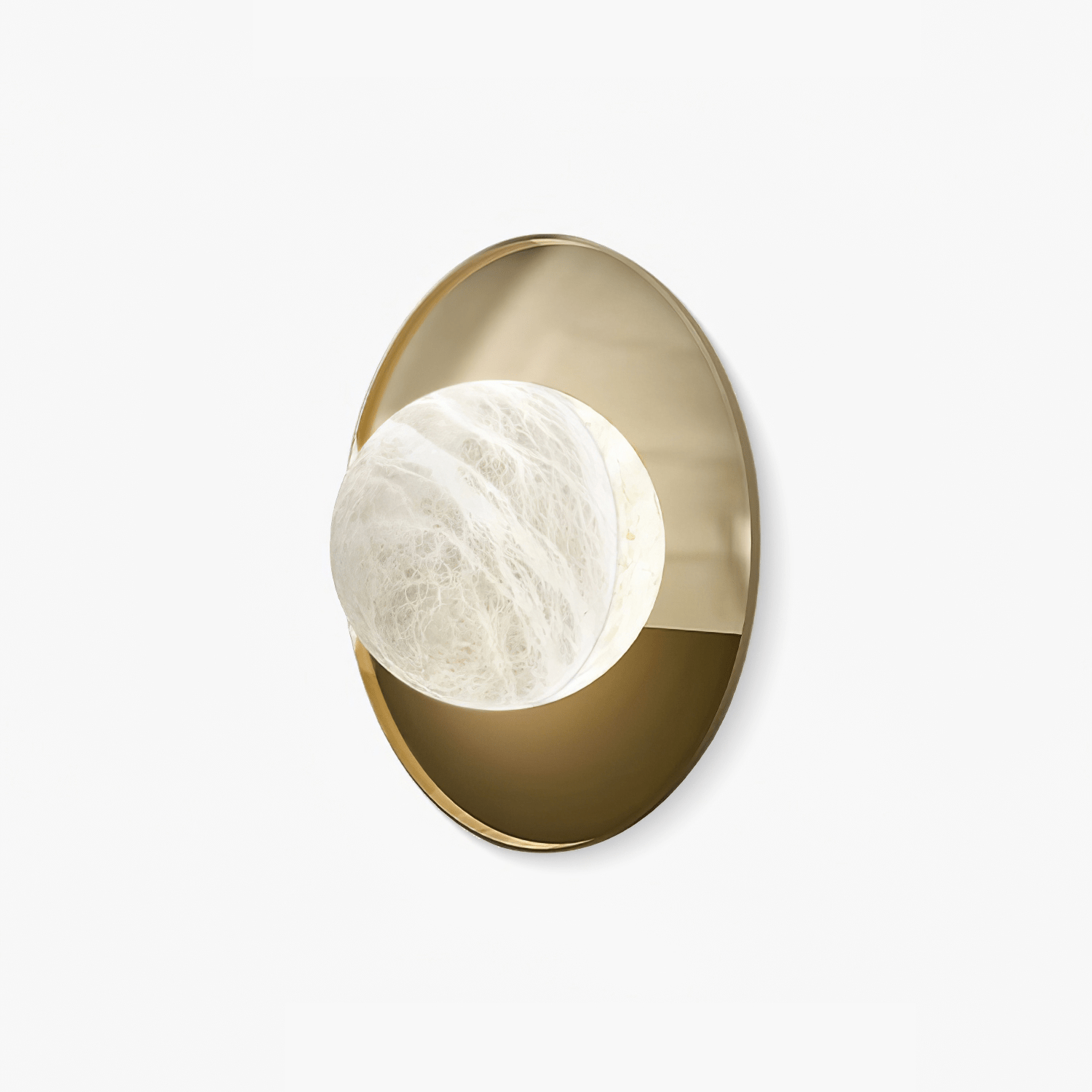 Lyra Modern Alabaster Wall Light - Blowlighting
