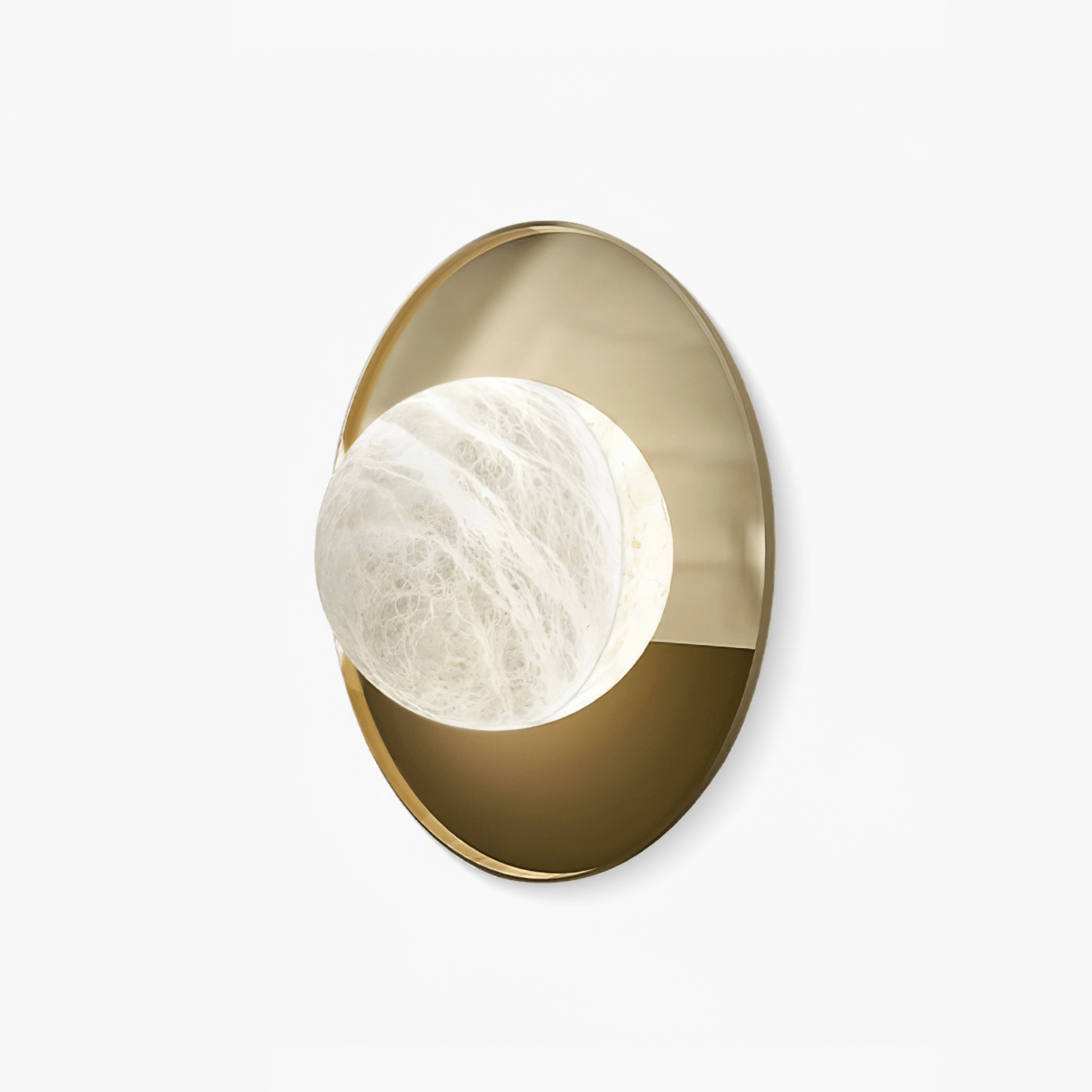 Lyra Modern Alabaster Wall Light - Blowlighting