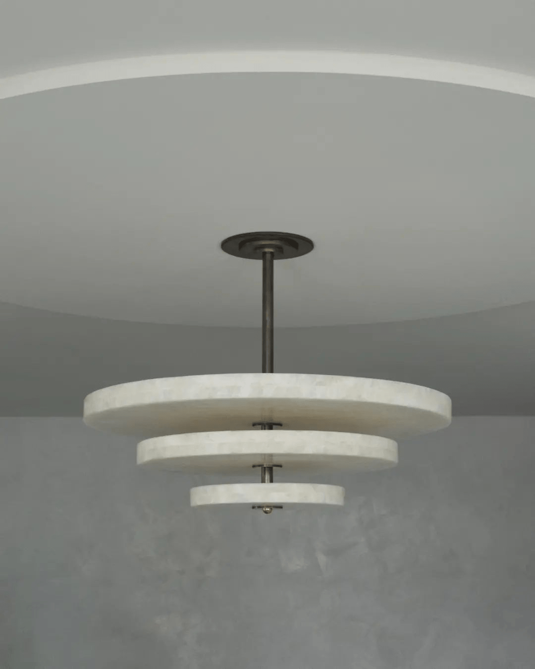 Liora Minimalist Alabaster Pendant Light - Blowlighting