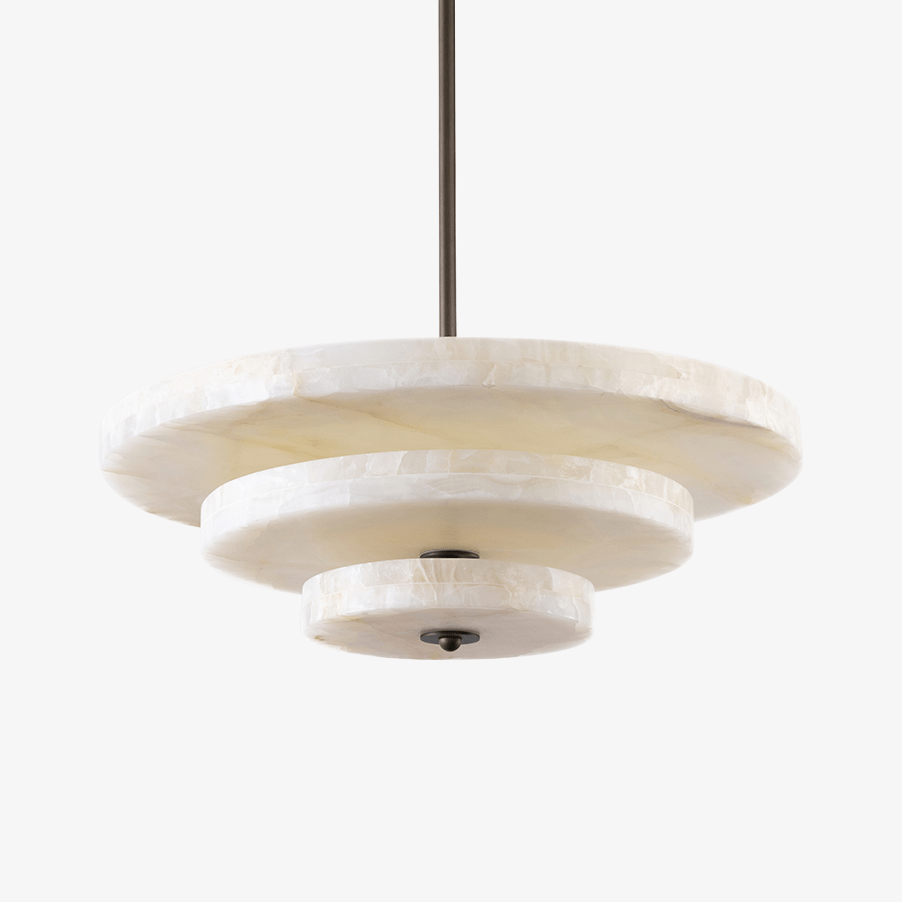 Liora Minimalist Alabaster Pendant Light - Blowlighting
