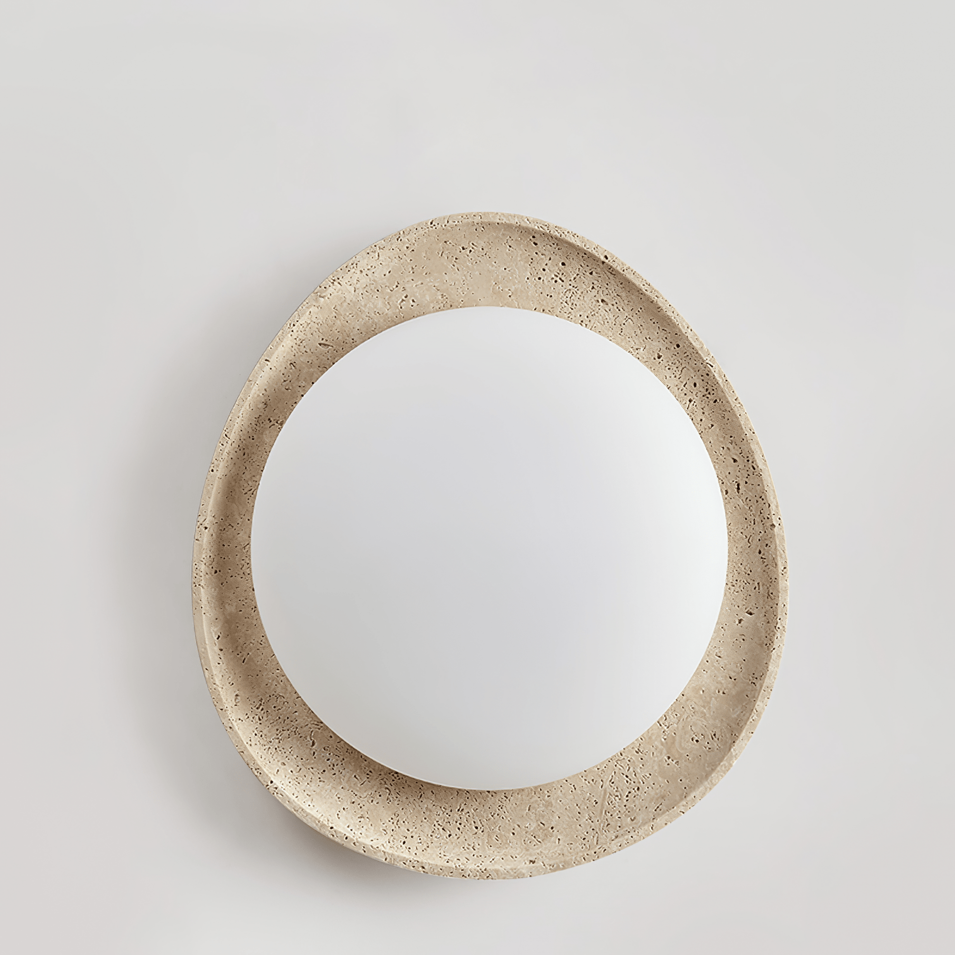 Cunorarae Organic Travertine Ceiling Light - Blowlighting