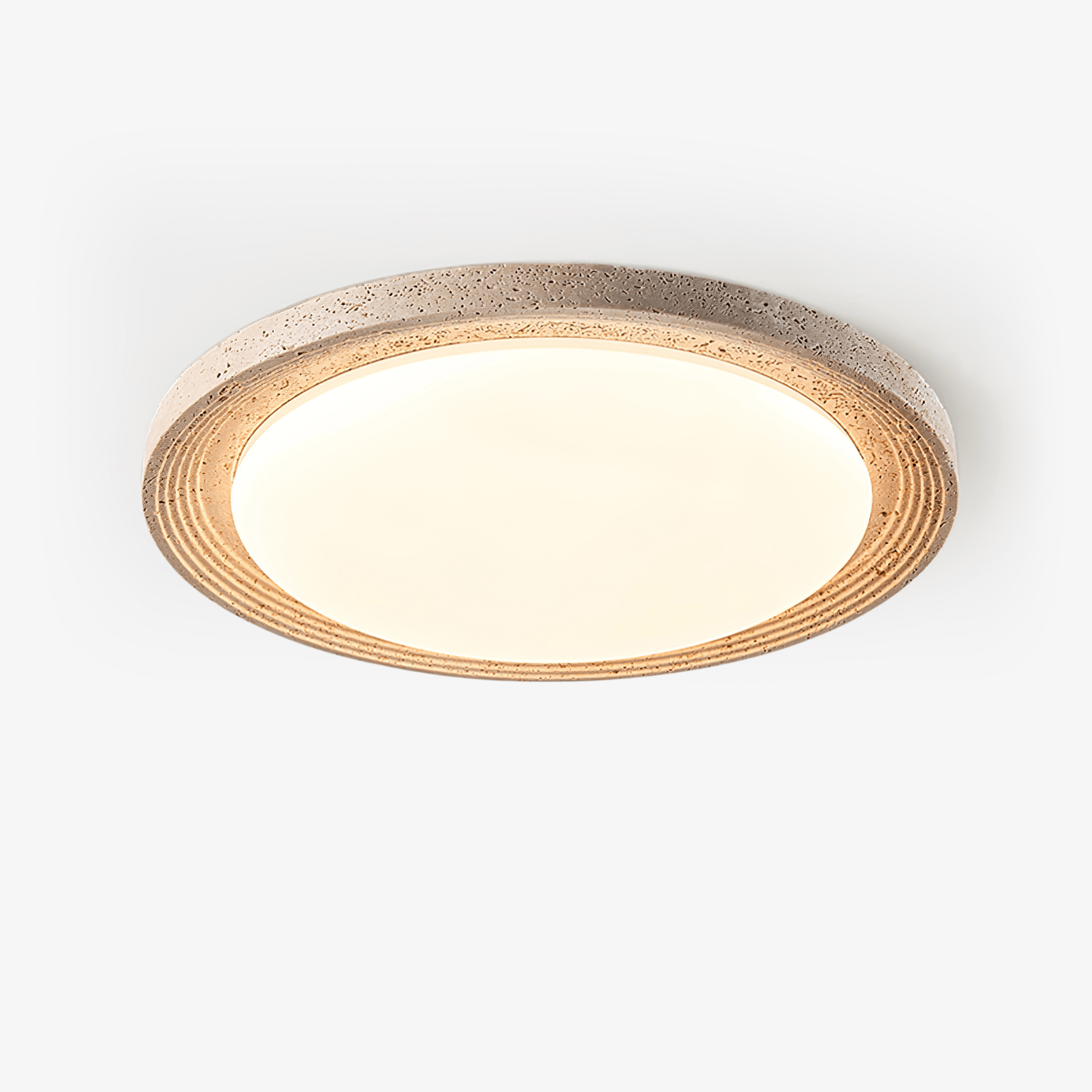 Orinir Minimalist Travertine Ceiling Light - Blowlighting