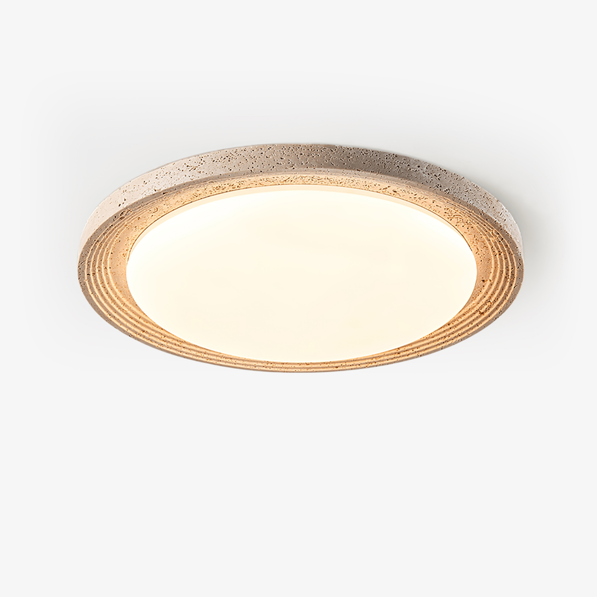 Orinir Minimalist Travertine Ceiling Light - Blowlighting