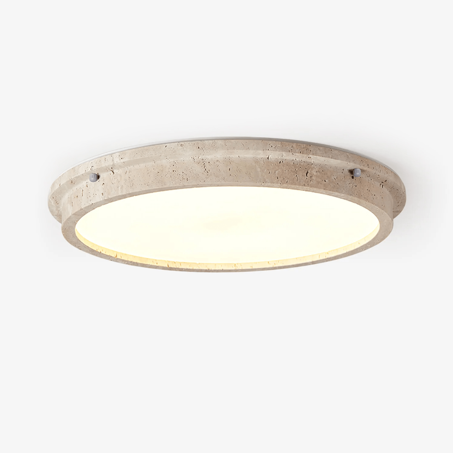 Altheion Travertine Ceiling Light - Blowlighting