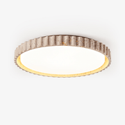 Ornorus Fluted Ring Travertine Ceiling Light - Blowlighting