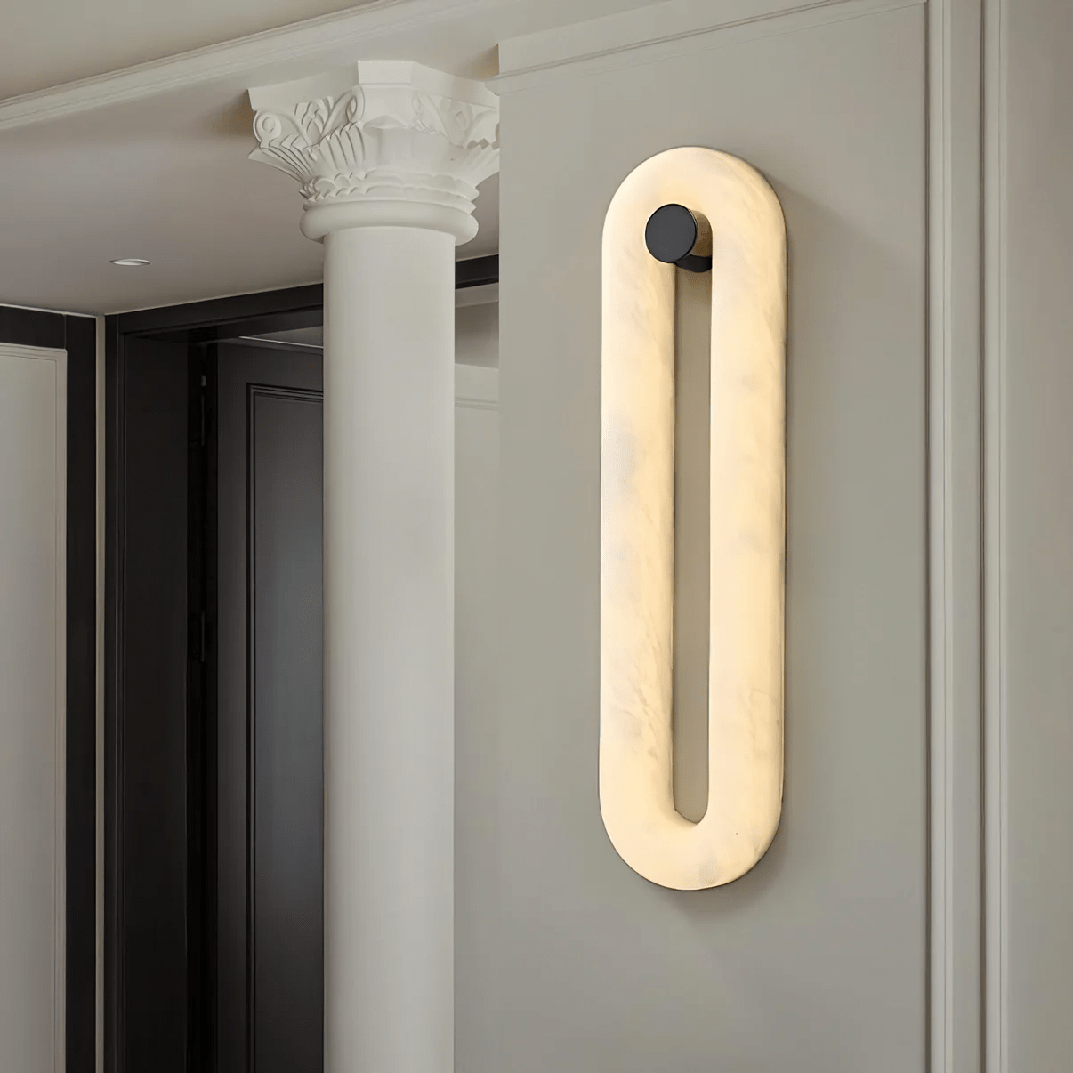 Aurea Modern Alabaster Wall Light - Blowlighting
