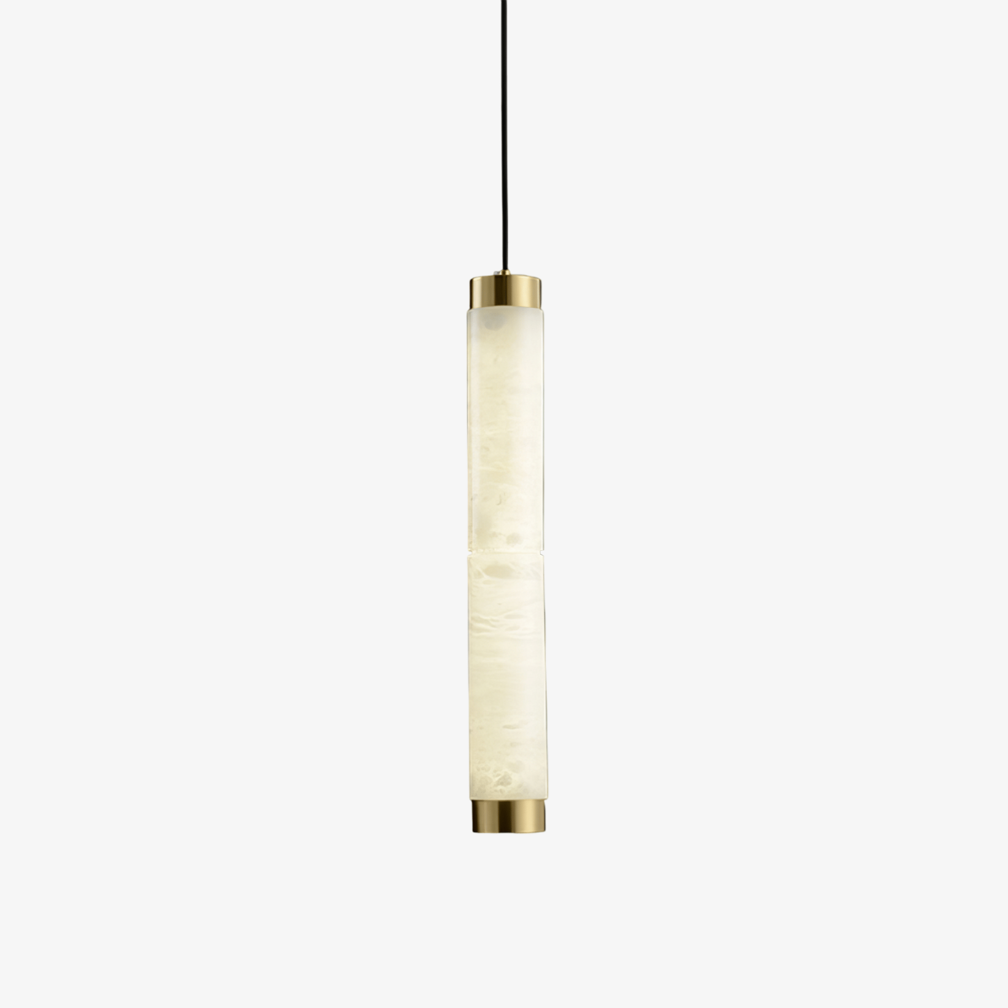 Lira Cylindrical Alabaster Pendant Light - Blowlighting