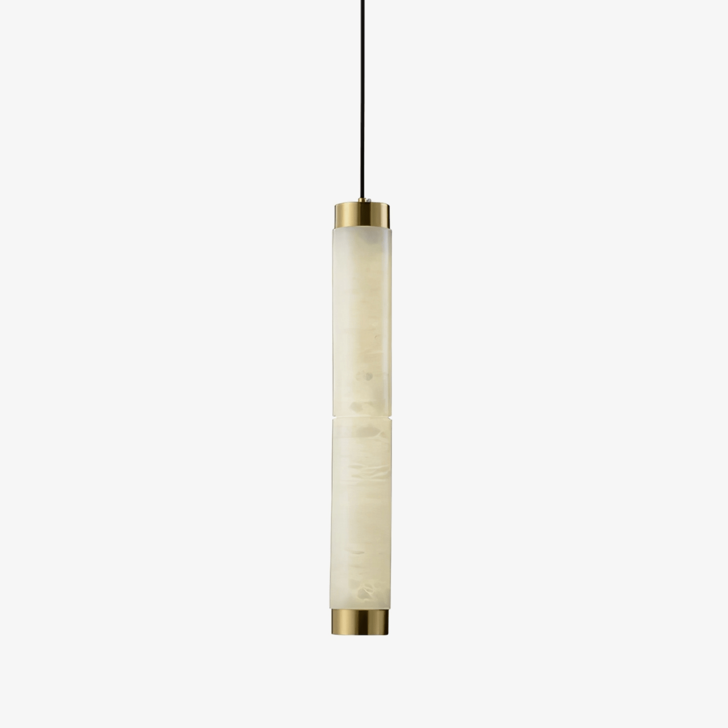 Lira Cylindrical Alabaster Pendant Light - Blowlighting