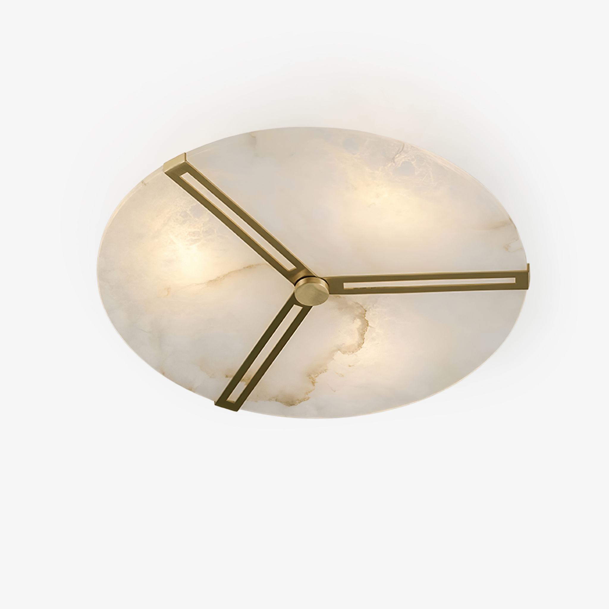 Aveline Alabaster Flush Mount Ceiling Light - Blowlighting