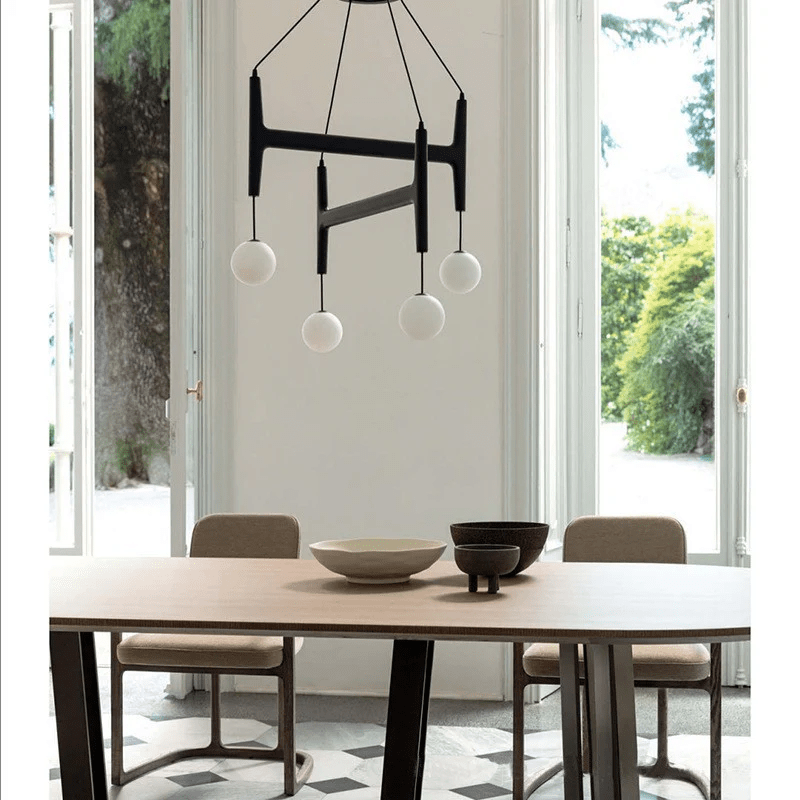 Xylocube Geometric Wood Globe Pendant Light - Blowlighting