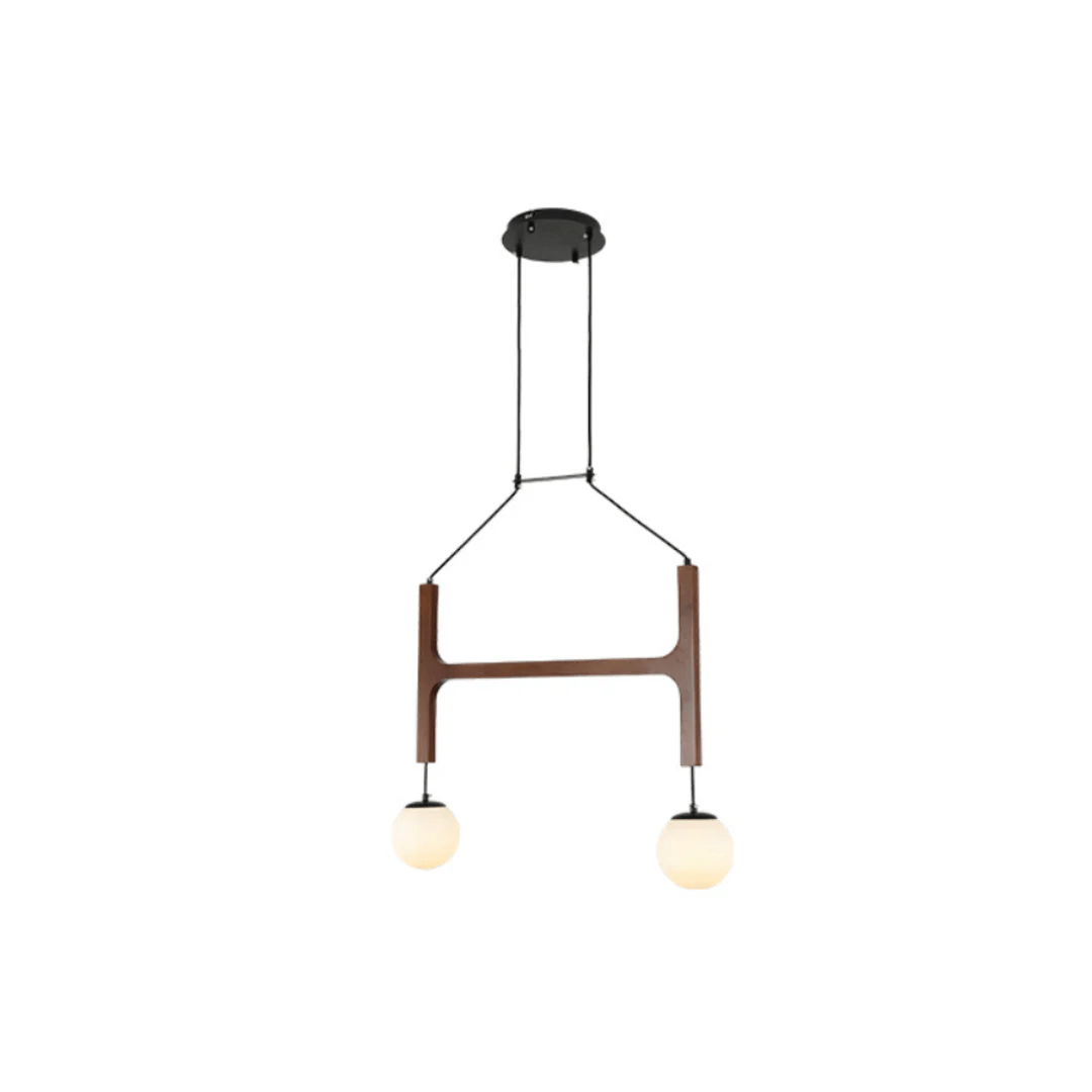 Xylocube Geometric Wood Globe Pendant Light - Blowlighting