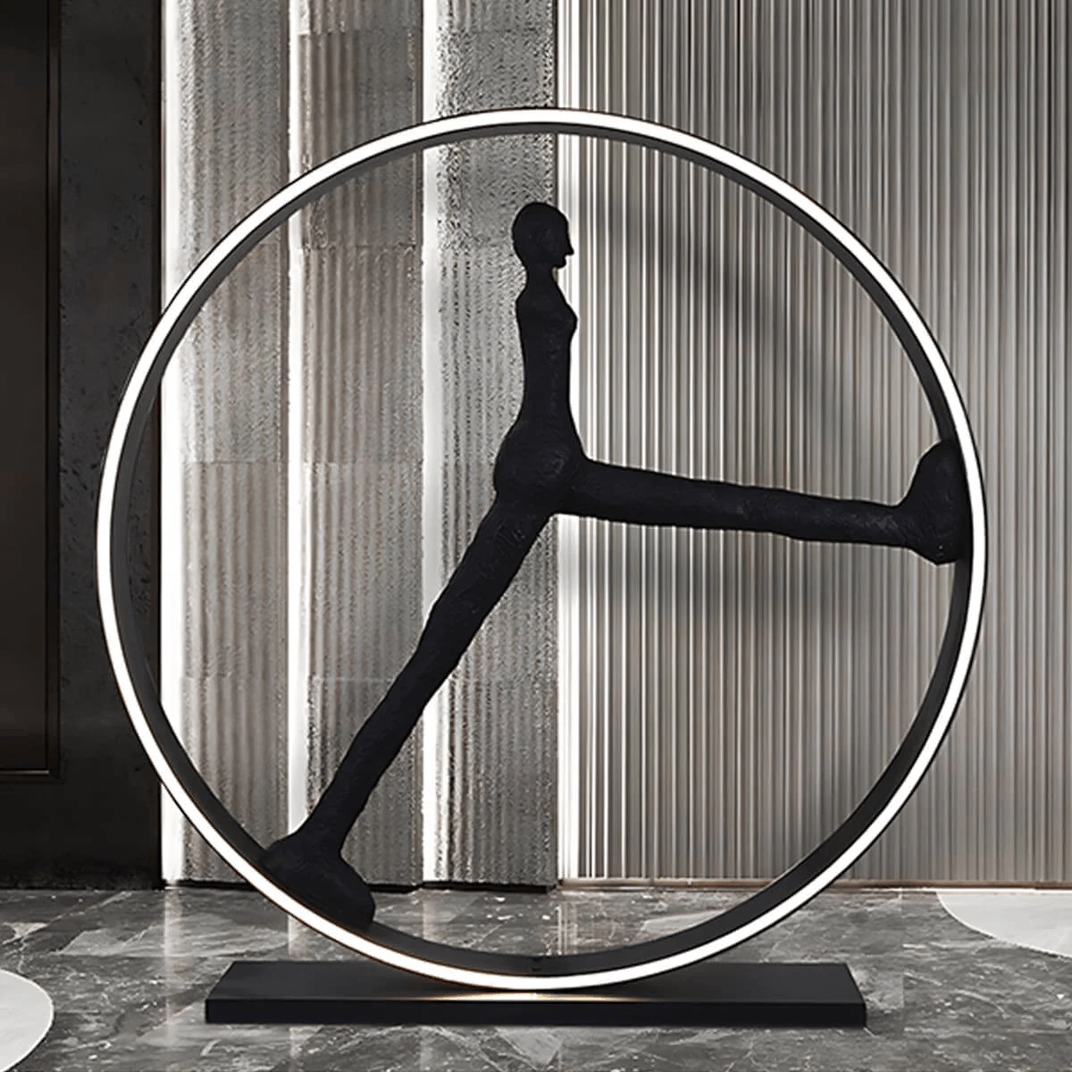 Cyra Sculpture Indoor Floor Lamp - Blowlighting