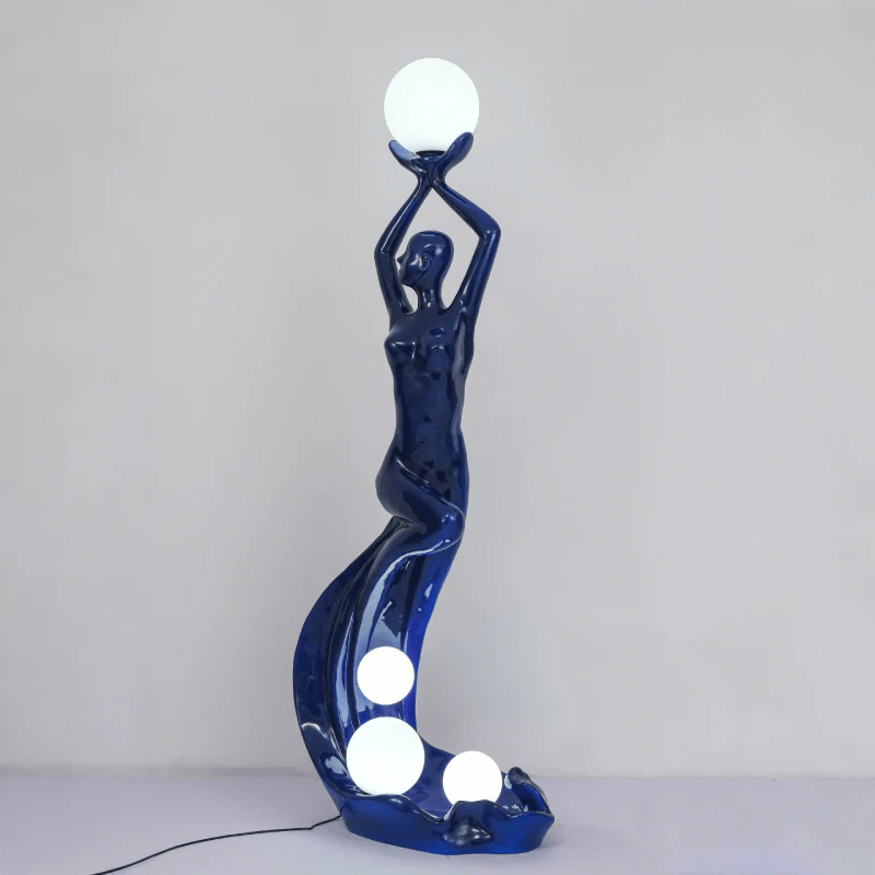 Muse Modern Sculpture Floor Lamp - Blowlighting