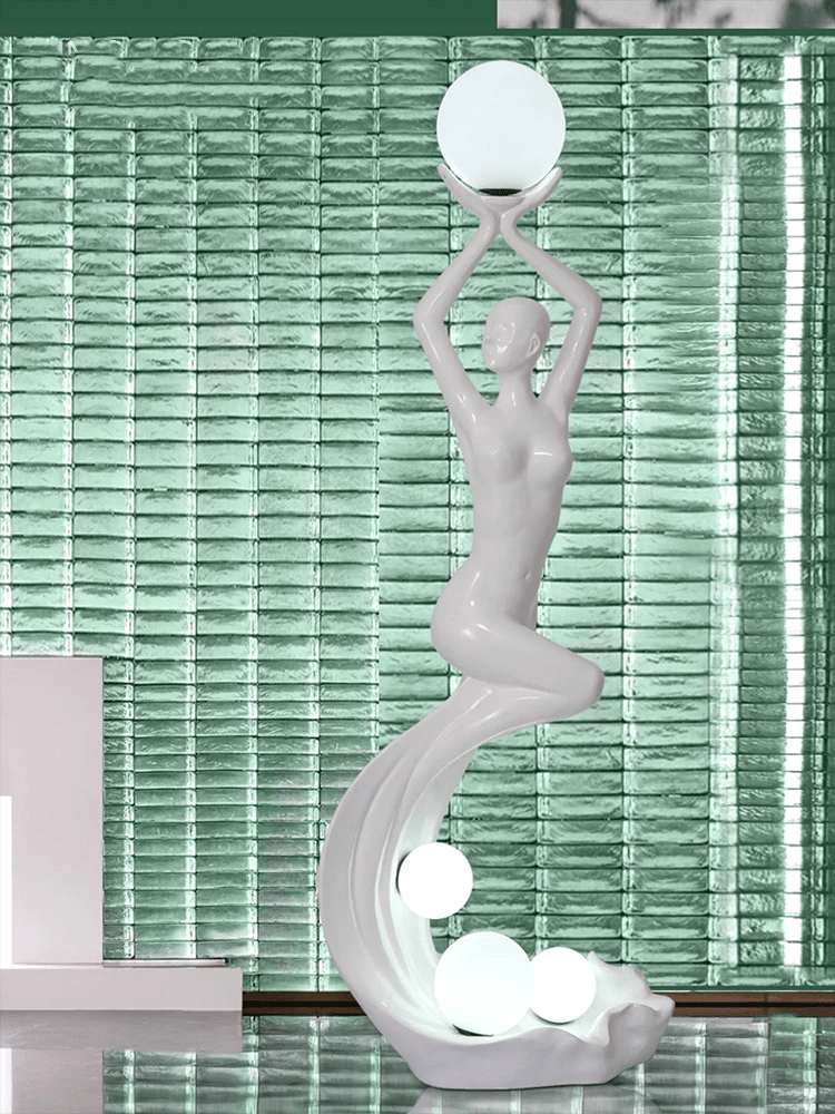 Muse Modern Sculpture Floor Lamp - Blowlighting