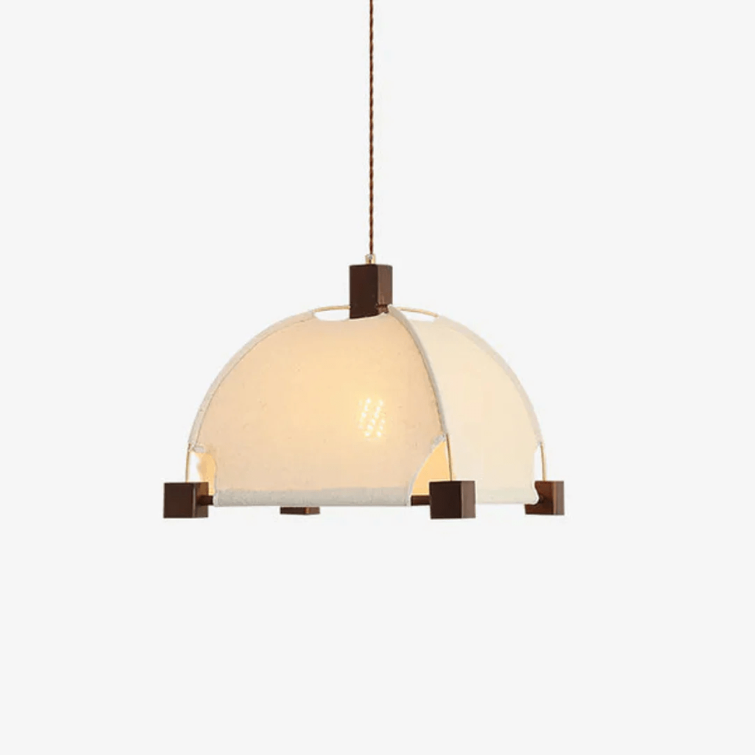 Phoebe Vintage Wood Pendant Lamp - Blowlighting