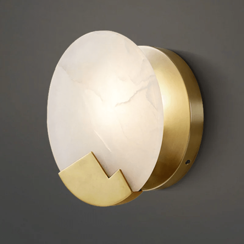 Nova Mountain Shaped Alabaster Wall Light - Blowlighting