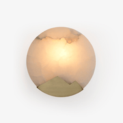 Nova Mountain Shaped Alabaster Wall Light - Blowlighting