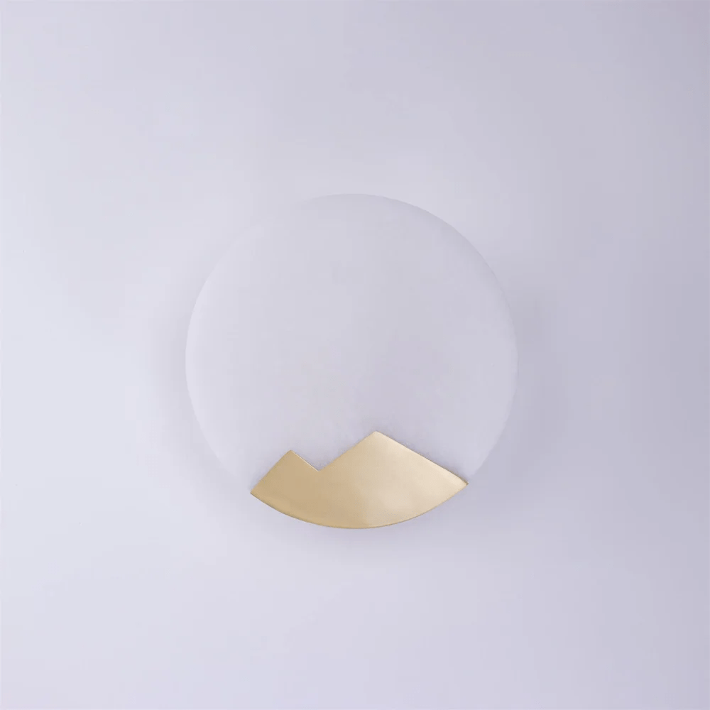 Nova Mountain Shaped Alabaster Wall Light - Blowlighting