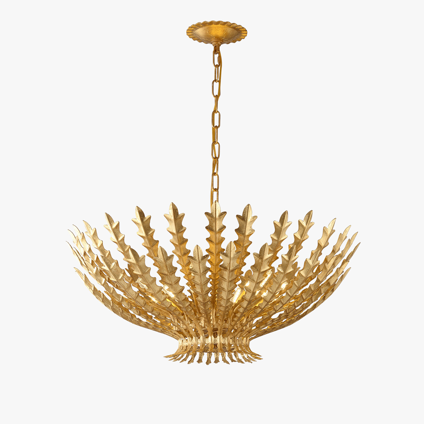 Gilded Acanthus Chandelier - Vakkerlight
