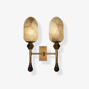 Alabaster Obelisk Double Sconce - Vakkerlight