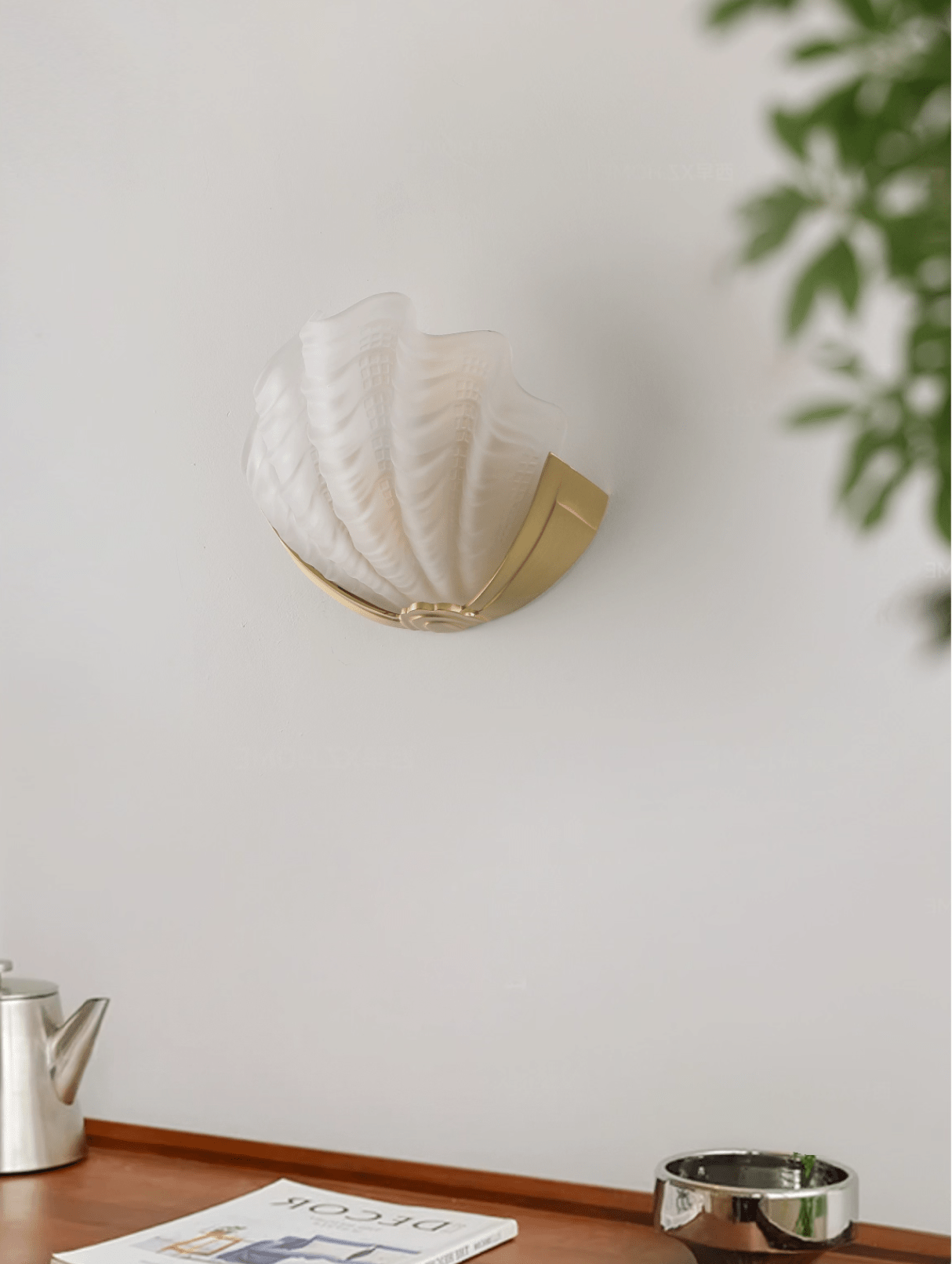 Art Deco Scallop Wall Light - Vakkerlight