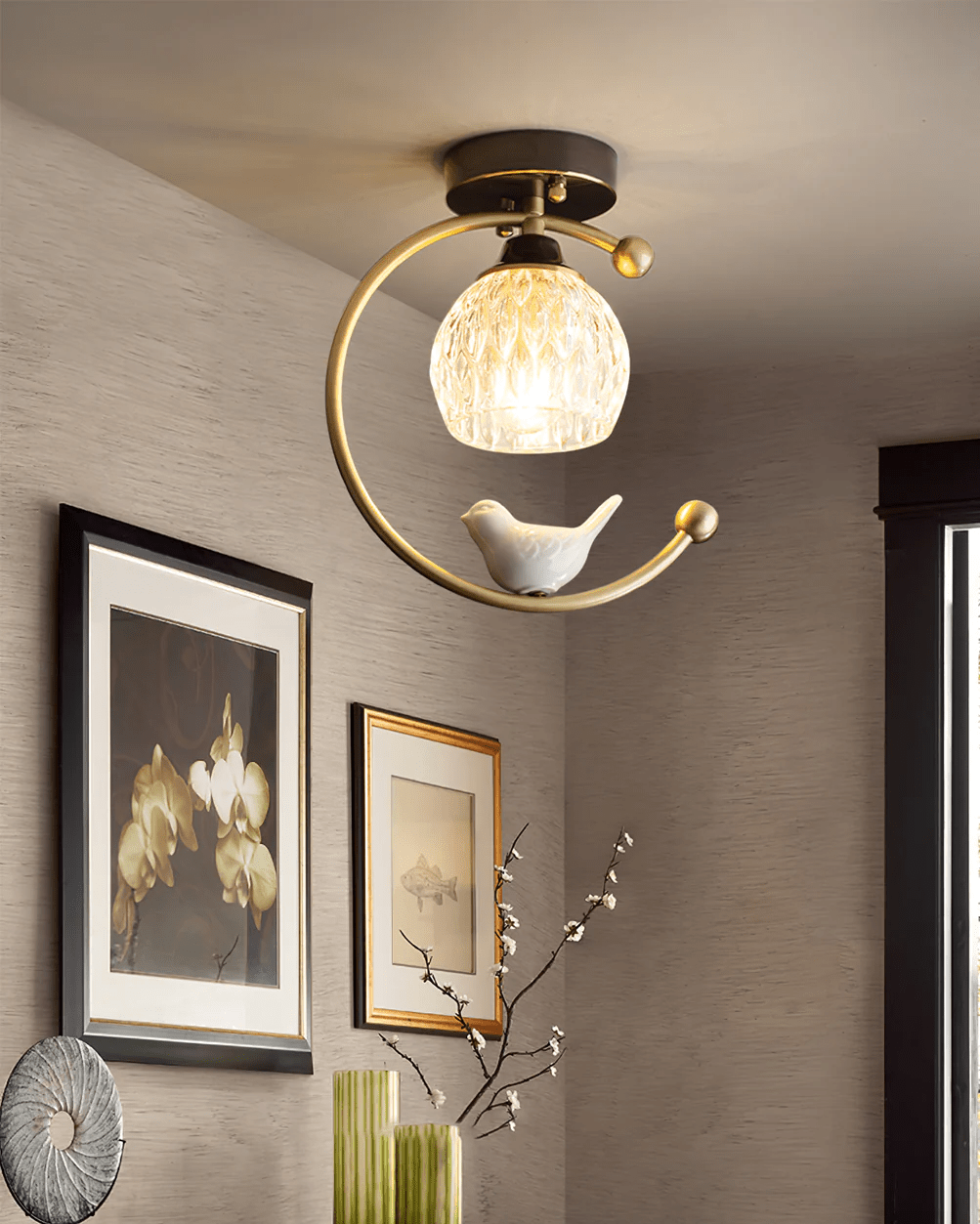 Auri Bird Ceiling Light - Vakkerlight