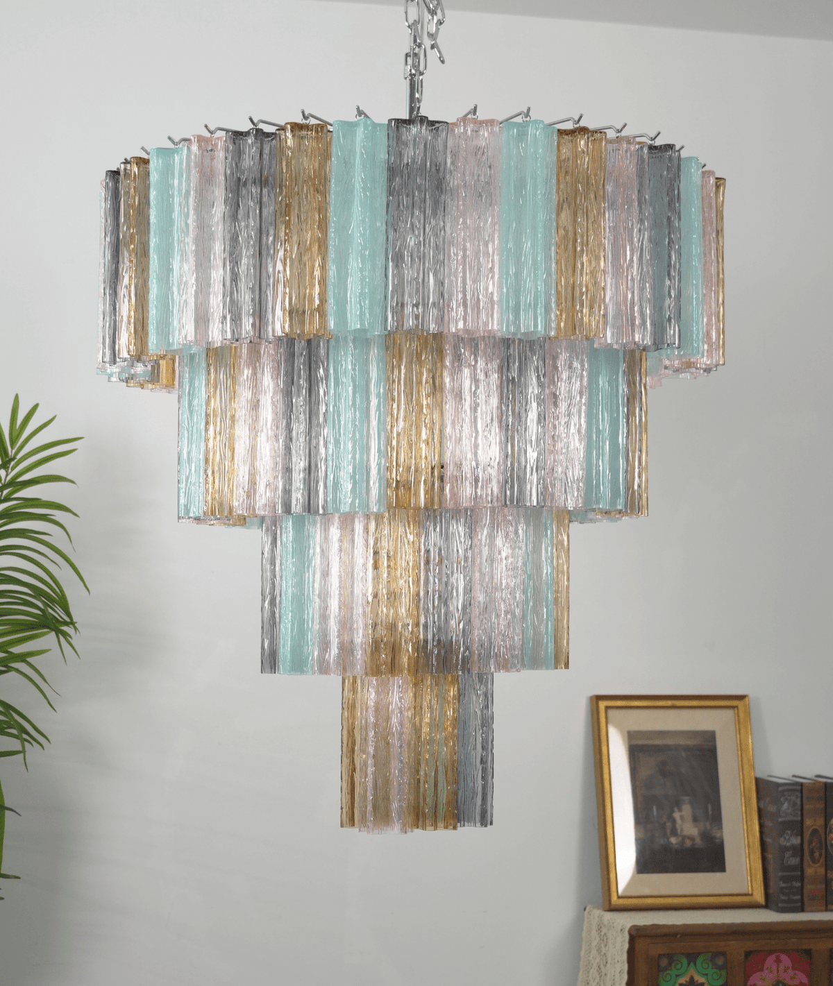 Chandelier Multi Glass Prism Elegant Luxurious for Livingroom ...