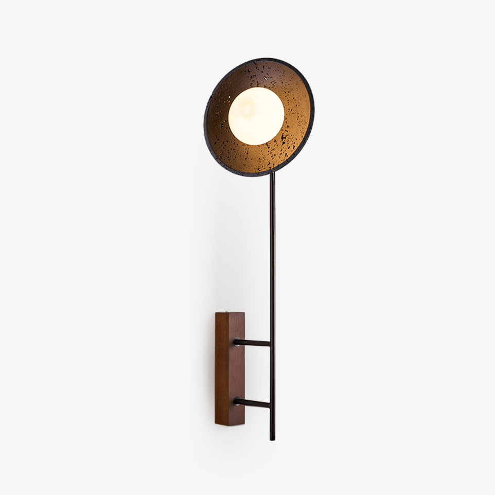 Noctara Black Travertine Wall Lamp - Vakkerlight