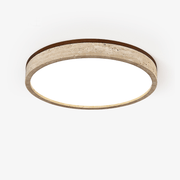 Travertine Halo Round Ceiling Lamp - Vakkerlight