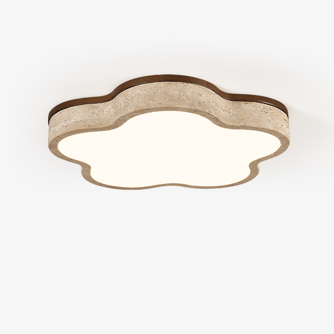 Cloudline Travertine Ceiling Lamp - Vakkerlight