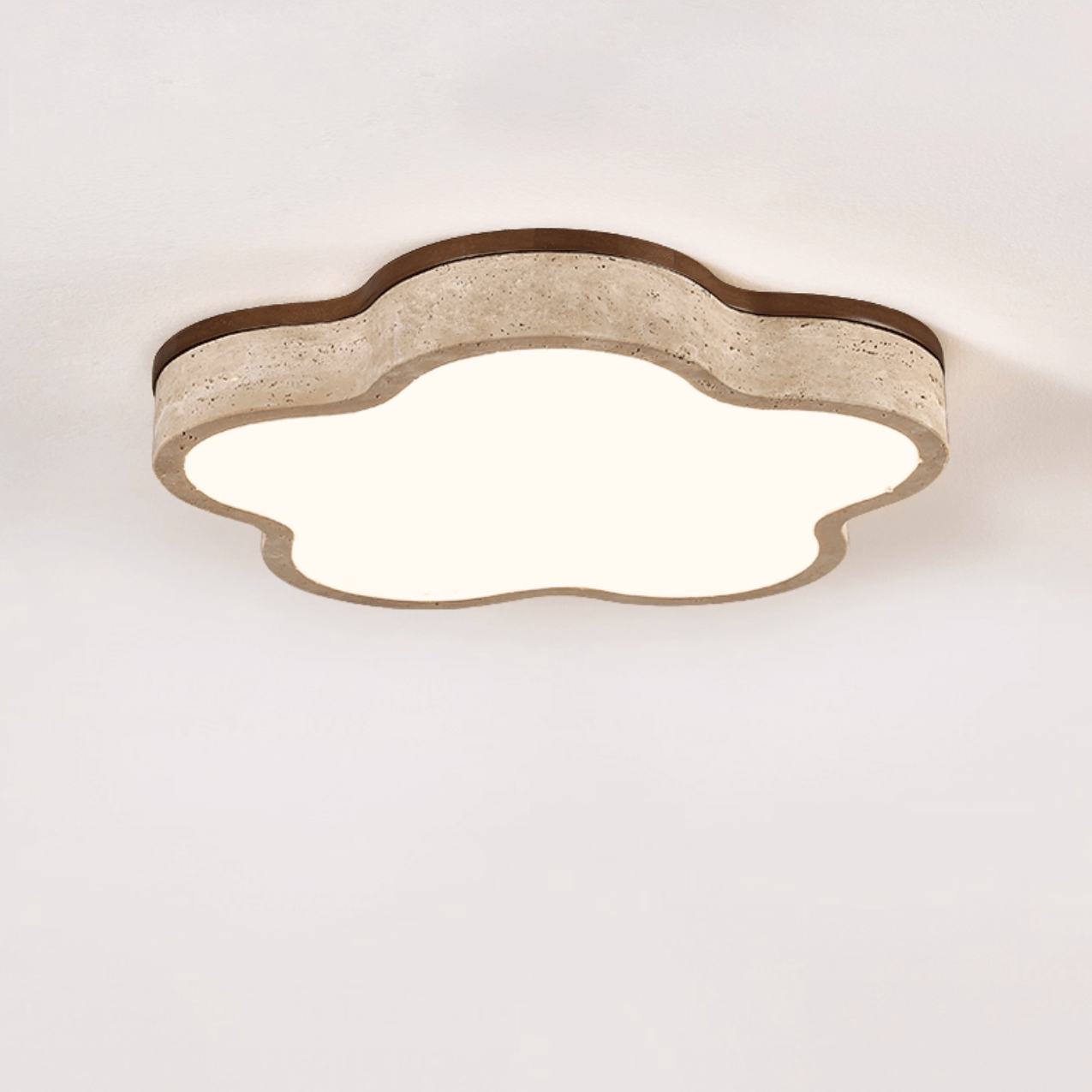 Cloudline Travertine Ceiling Lamp - Vakkerlight