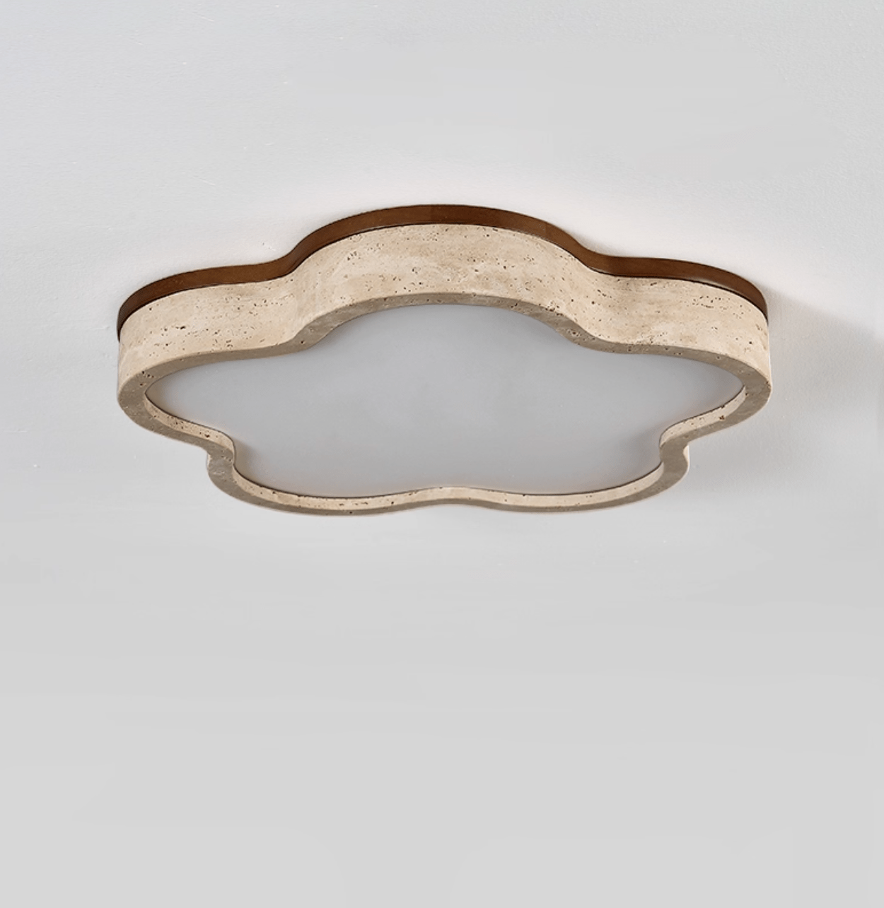 Cloudline Travertine Ceiling Lamp - Vakkerlight
