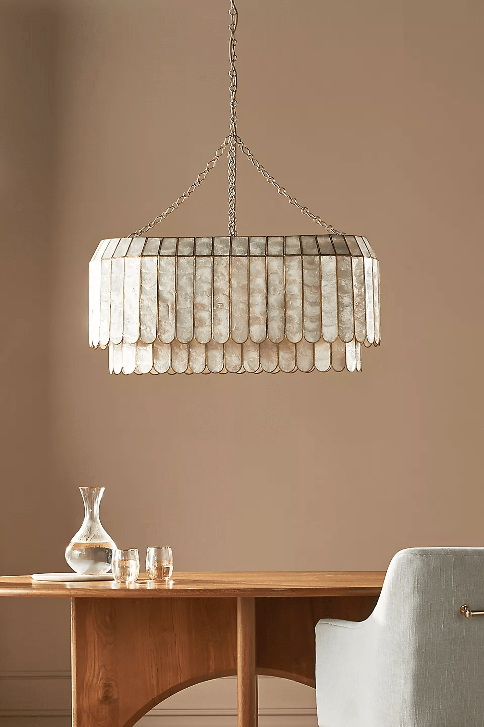 Capiz Aurelia Chandelier - Vakkerlight