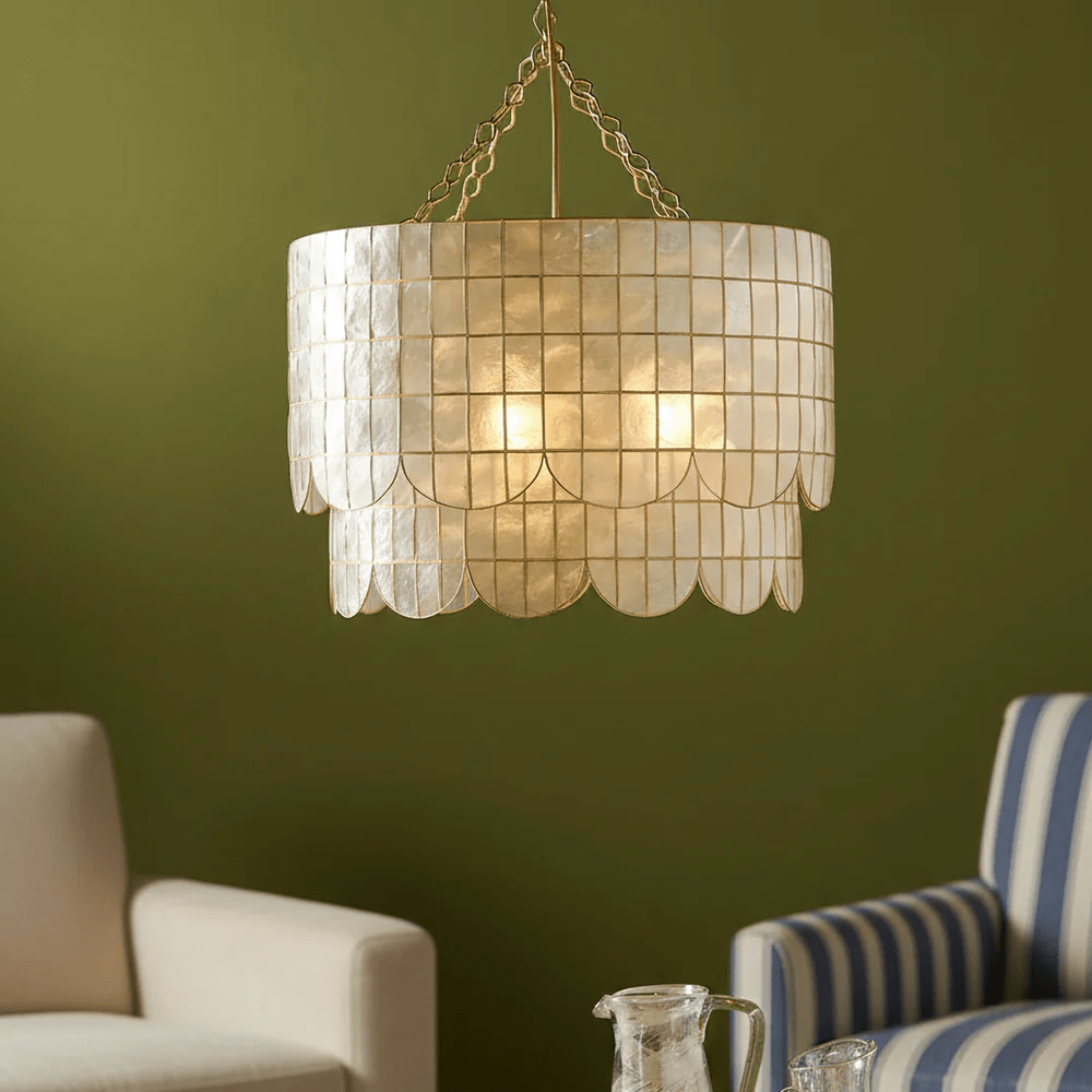 Capiz Wavecrest Chandelier - Vakkerlight