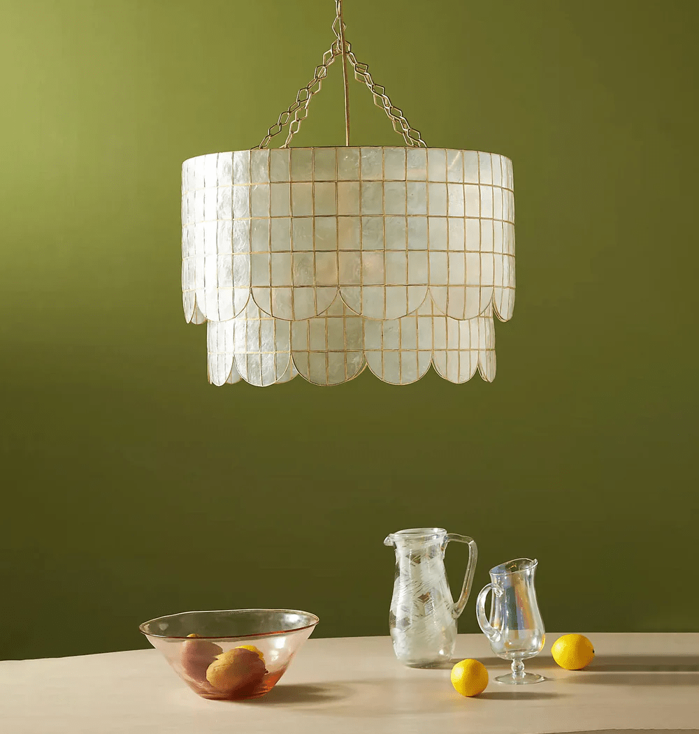 Capiz Wavecrest Chandelier - Vakkerlight