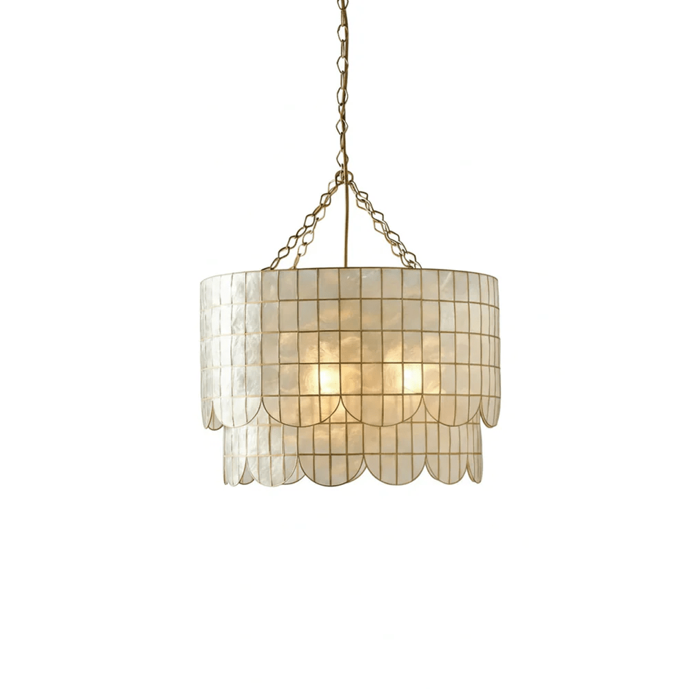 Capiz Wavecrest Chandelier - Vakkerlight