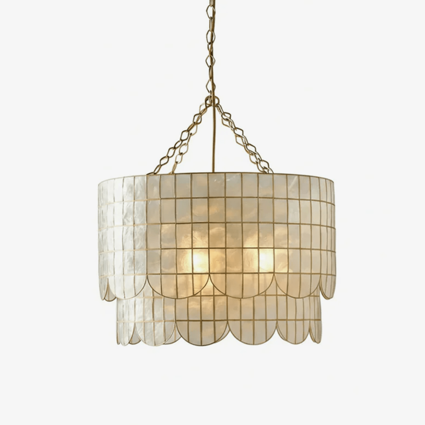 Capiz Wavecrest Chandelier - Vakkerlight