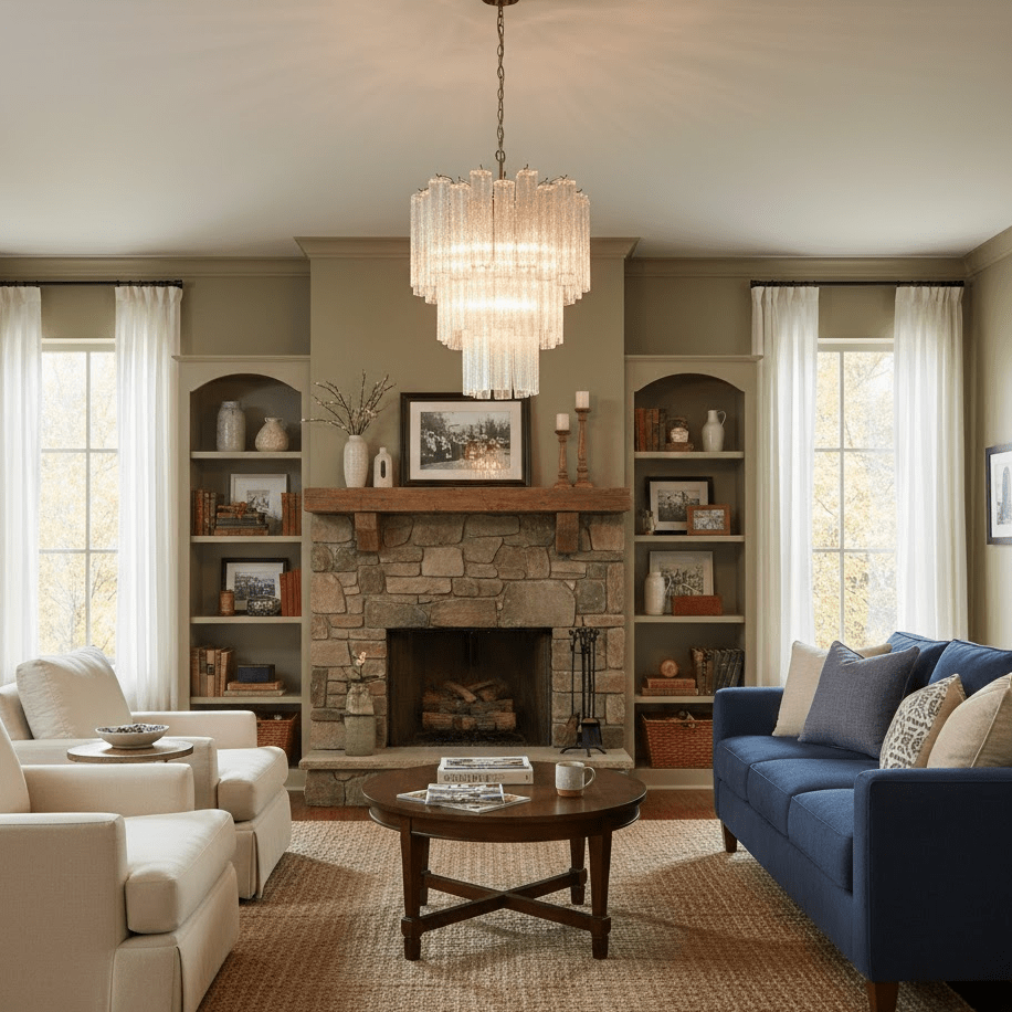 Frostveil Chandelier - Vakkerlight