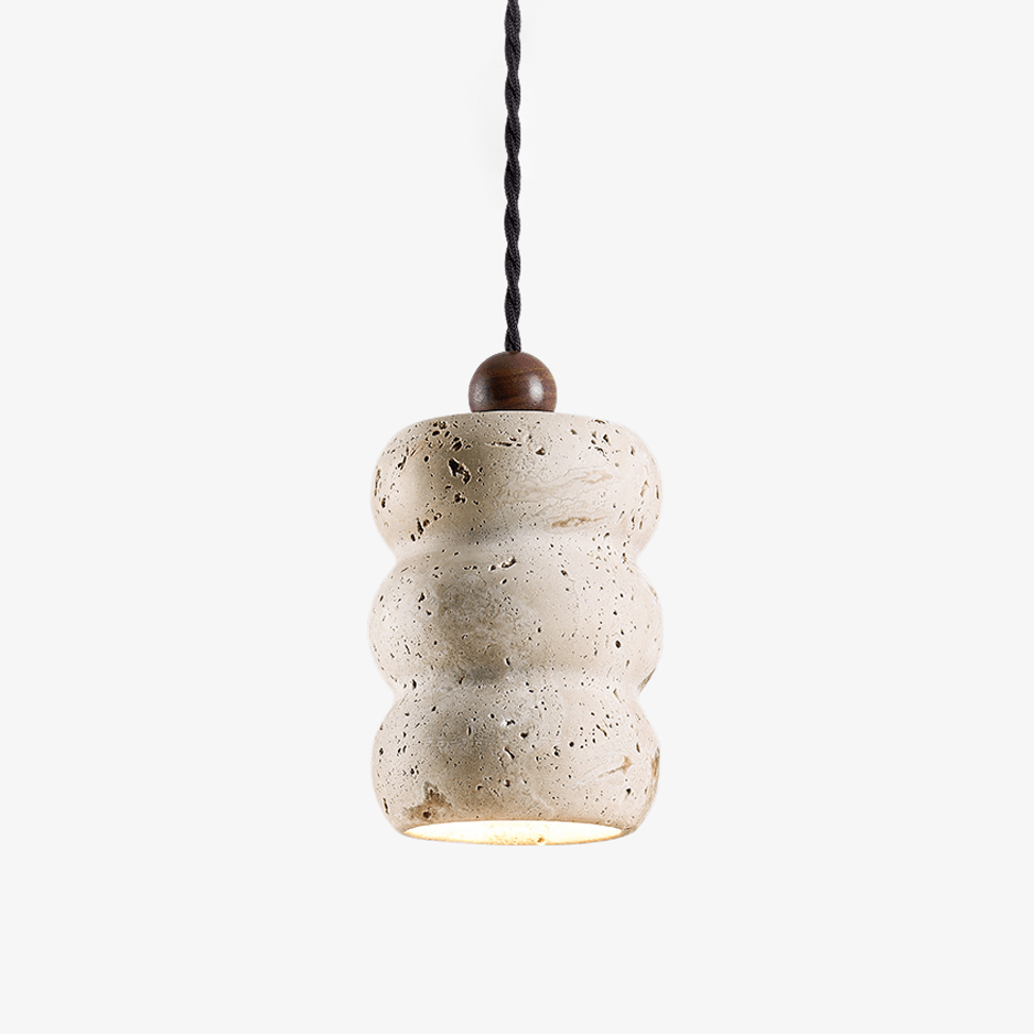 Dune Pebble Travertine Pendant Light - Vakkerlight
