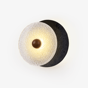 Lunara Textured Disc Wall Light - Vakkerlight