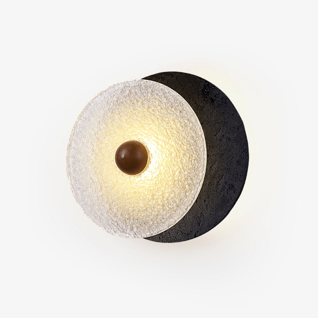 Lunara Textured Disc Wall Light - Vakkerlight